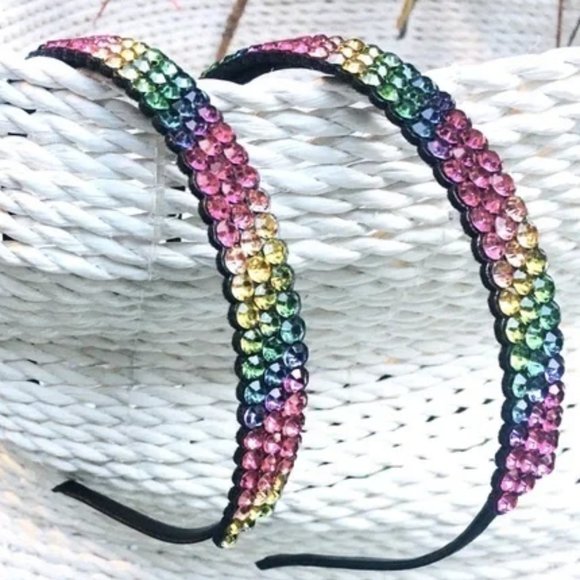 Wholesale Rhinestone Headband Set of 3 - Picture 2 of 4